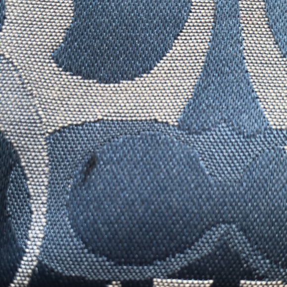 Coach| Mini Crossbody| Adjustable Classic Blue bag logos throughout the purse - Picture 14 of 17